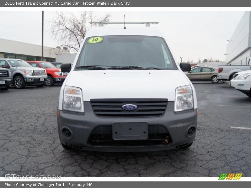 Frozen White / Dark Gray 2010 Ford Transit Connect XL Cargo Van