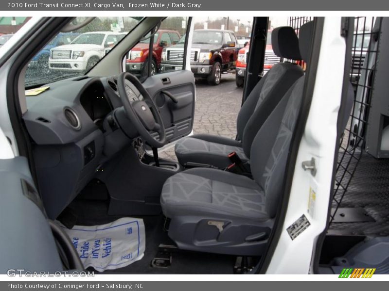 Frozen White / Dark Gray 2010 Ford Transit Connect XL Cargo Van