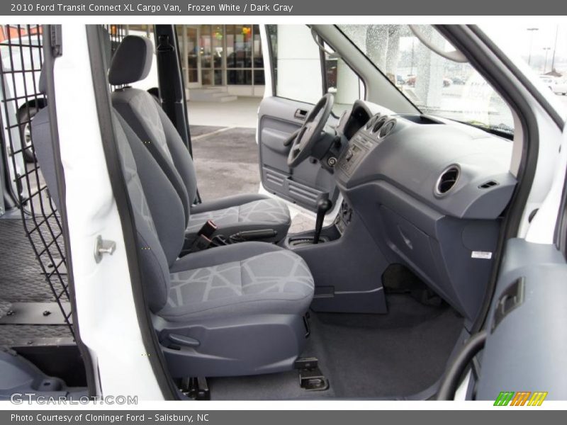 Frozen White / Dark Gray 2010 Ford Transit Connect XL Cargo Van