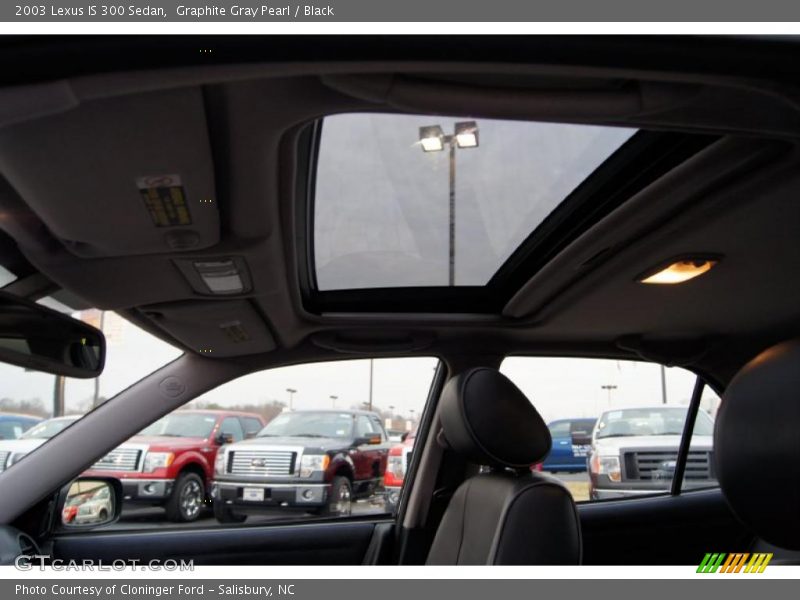 Graphite Gray Pearl / Black 2003 Lexus IS 300 Sedan