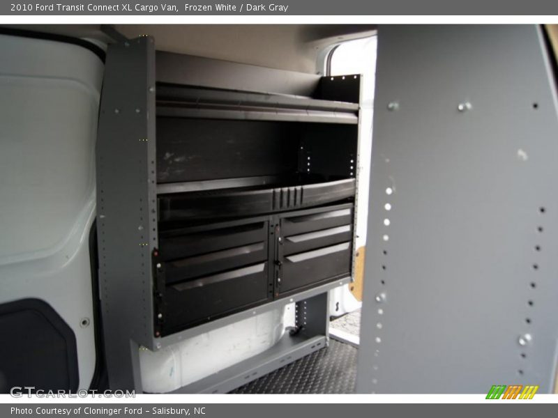 Frozen White / Dark Gray 2010 Ford Transit Connect XL Cargo Van