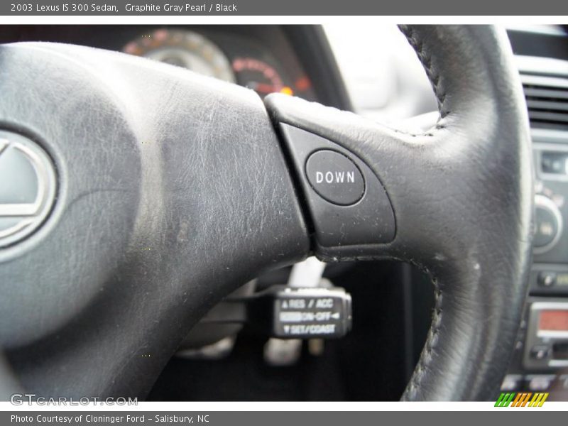 Graphite Gray Pearl / Black 2003 Lexus IS 300 Sedan