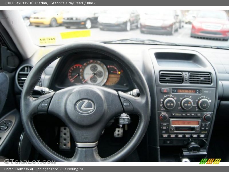 Graphite Gray Pearl / Black 2003 Lexus IS 300 Sedan