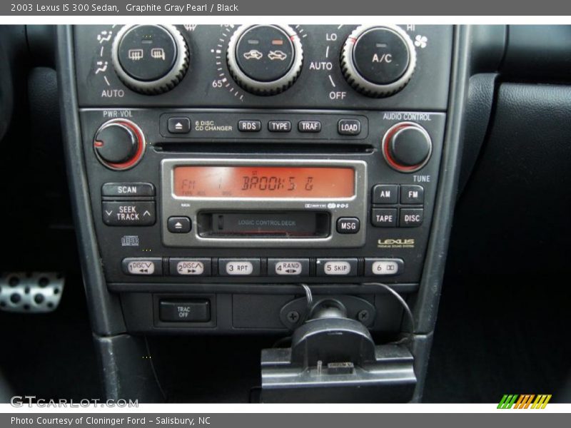 Controls of 2003 IS 300 Sedan