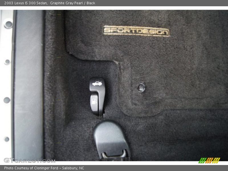 Graphite Gray Pearl / Black 2003 Lexus IS 300 Sedan