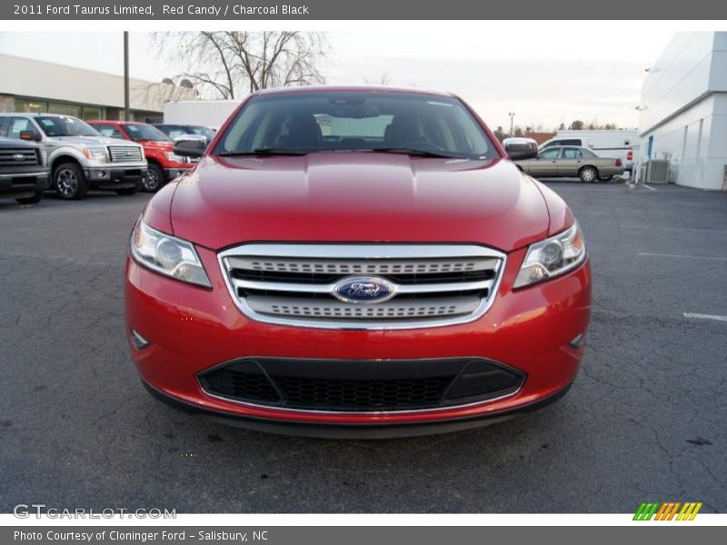 Red Candy / Charcoal Black 2011 Ford Taurus Limited