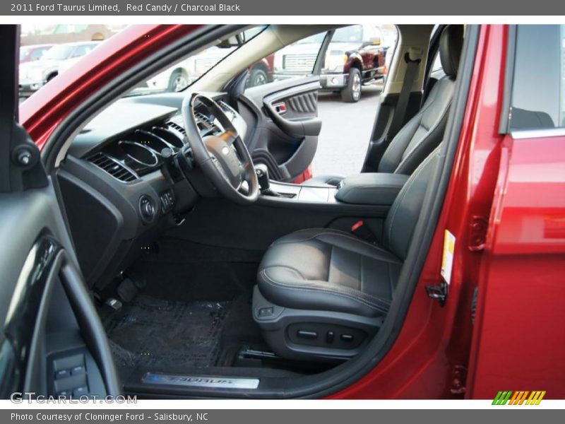Red Candy / Charcoal Black 2011 Ford Taurus Limited