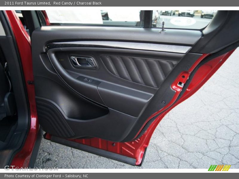 Red Candy / Charcoal Black 2011 Ford Taurus Limited