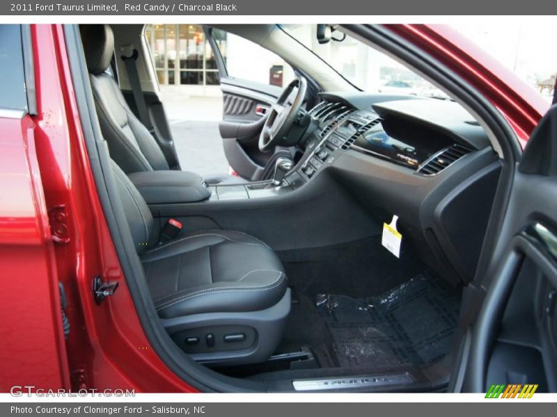 Red Candy / Charcoal Black 2011 Ford Taurus Limited
