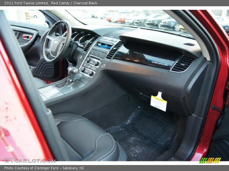 Red Candy / Charcoal Black 2011 Ford Taurus Limited