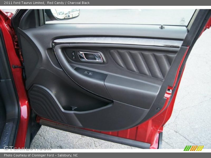 Red Candy / Charcoal Black 2011 Ford Taurus Limited