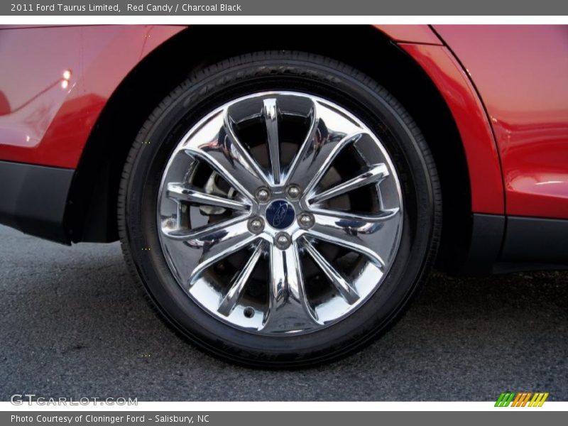 Red Candy / Charcoal Black 2011 Ford Taurus Limited