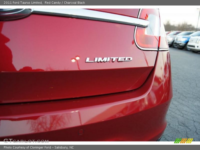 Red Candy / Charcoal Black 2011 Ford Taurus Limited