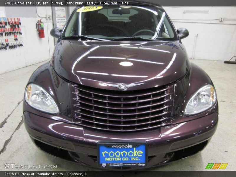Dark Plum Pearl / Taupe/Pearl Beige 2005 Chrysler PT Cruiser Touring