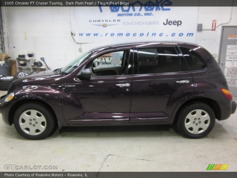 Dark Plum Pearl / Taupe/Pearl Beige 2005 Chrysler PT Cruiser Touring