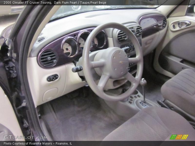 Dark Plum Pearl / Taupe/Pearl Beige 2005 Chrysler PT Cruiser Touring