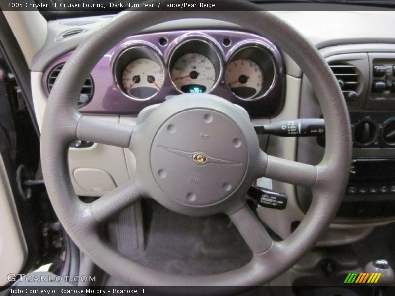 Dark Plum Pearl / Taupe/Pearl Beige 2005 Chrysler PT Cruiser Touring