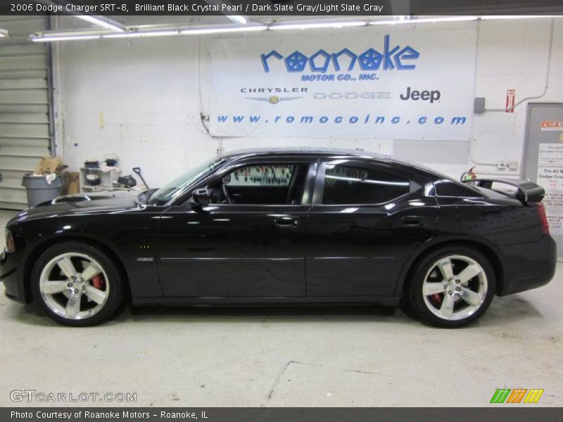 Brilliant Black Crystal Pearl / Dark Slate Gray/Light Slate Gray 2006 Dodge Charger SRT-8