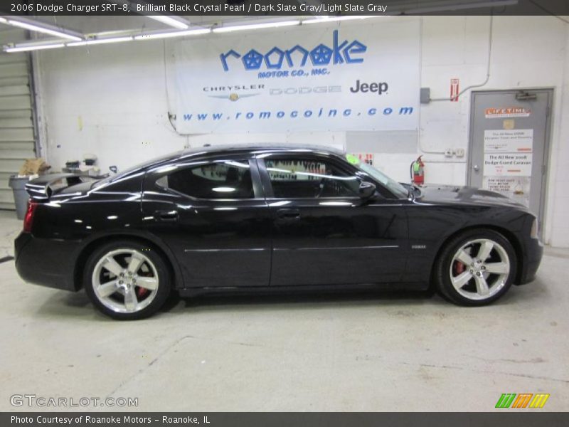 Brilliant Black Crystal Pearl / Dark Slate Gray/Light Slate Gray 2006 Dodge Charger SRT-8