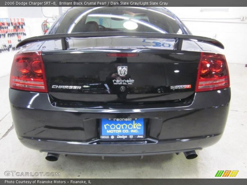 Brilliant Black Crystal Pearl / Dark Slate Gray/Light Slate Gray 2006 Dodge Charger SRT-8