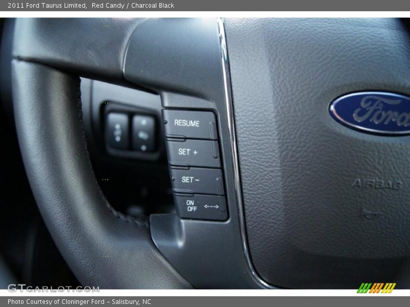 Red Candy / Charcoal Black 2011 Ford Taurus Limited