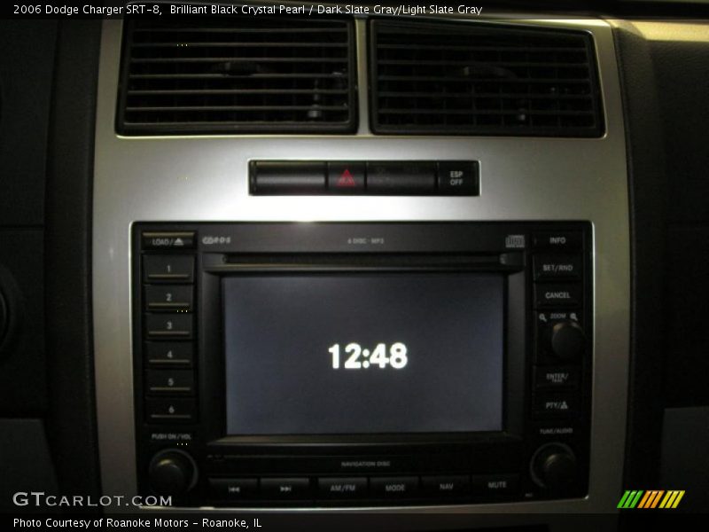 Brilliant Black Crystal Pearl / Dark Slate Gray/Light Slate Gray 2006 Dodge Charger SRT-8