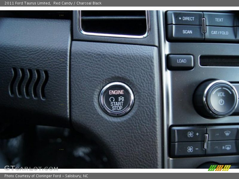 Red Candy / Charcoal Black 2011 Ford Taurus Limited