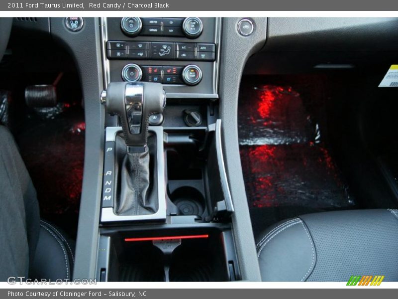 Red Candy / Charcoal Black 2011 Ford Taurus Limited