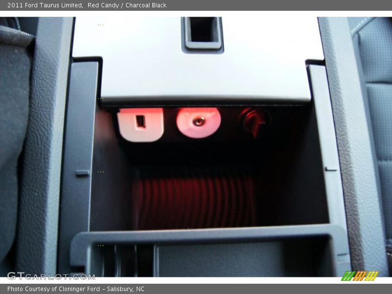 Red Candy / Charcoal Black 2011 Ford Taurus Limited