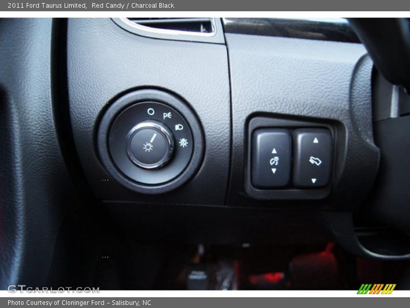 Red Candy / Charcoal Black 2011 Ford Taurus Limited