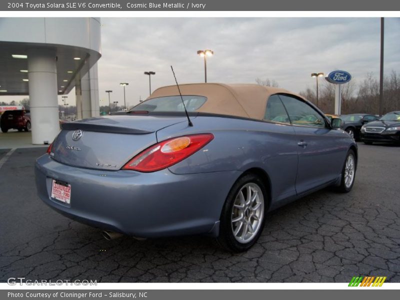Cosmic Blue Metallic / Ivory 2004 Toyota Solara SLE V6 Convertible