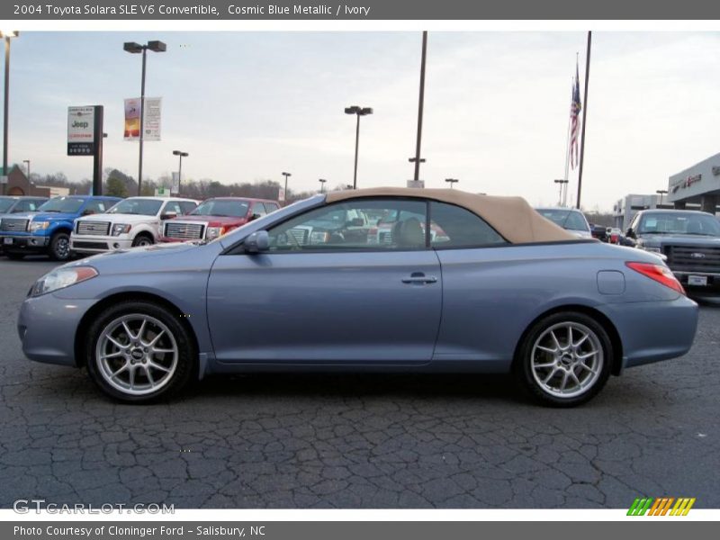  2004 Solara SLE V6 Convertible Cosmic Blue Metallic