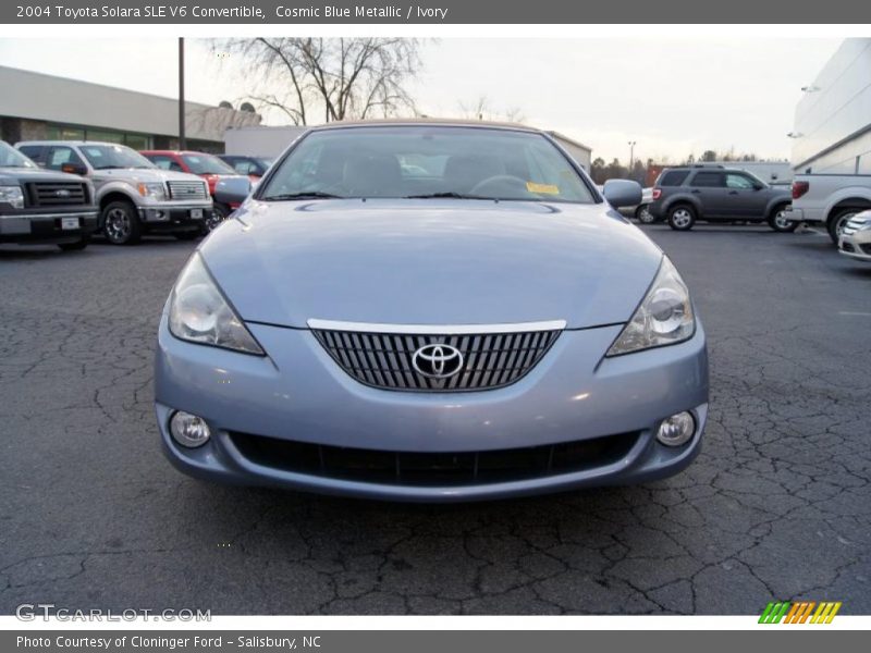 Cosmic Blue Metallic / Ivory 2004 Toyota Solara SLE V6 Convertible