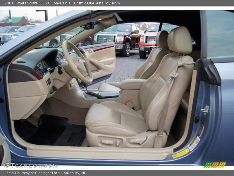  2004 Solara SLE V6 Convertible Ivory Interior