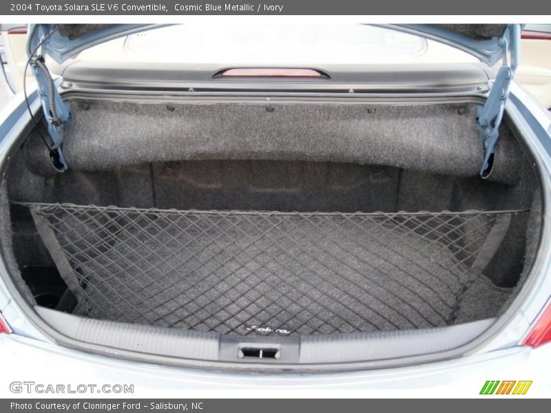  2004 Solara SLE V6 Convertible Trunk