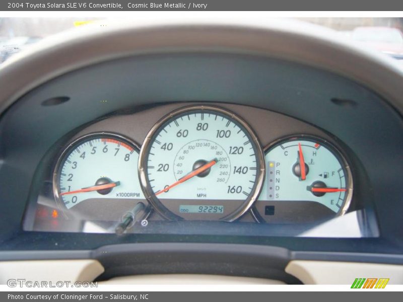  2004 Solara SLE V6 Convertible SLE V6 Convertible Gauges