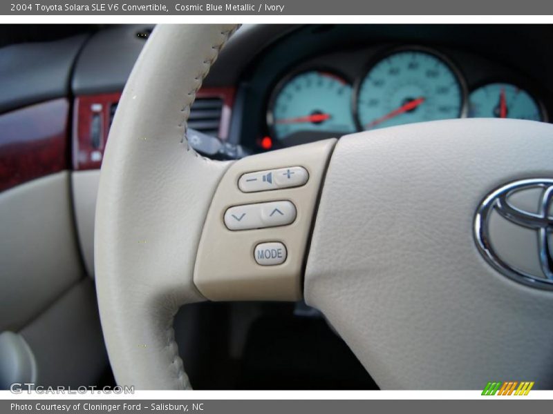 Controls of 2004 Solara SLE V6 Convertible