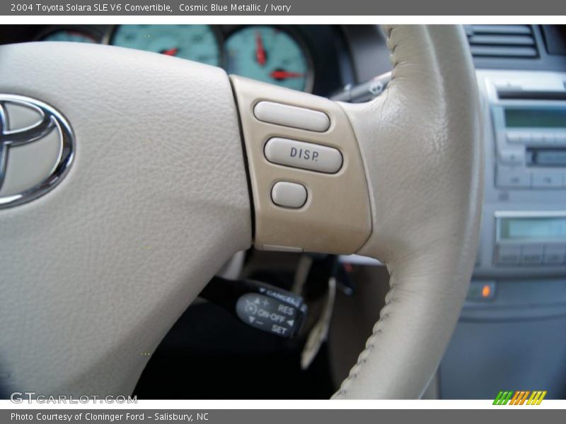 Controls of 2004 Solara SLE V6 Convertible