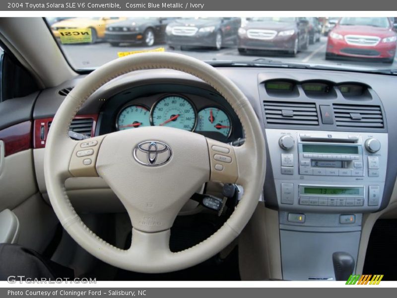 Dashboard of 2004 Solara SLE V6 Convertible