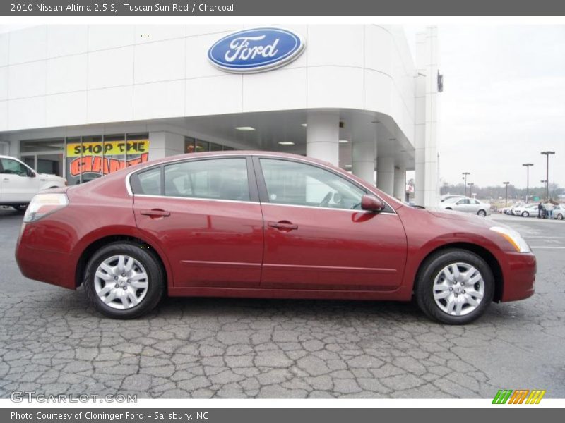 Tuscan Sun Red / Charcoal 2010 Nissan Altima 2.5 S