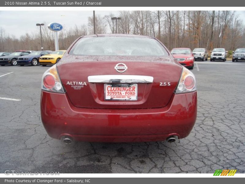 Tuscan Sun Red / Charcoal 2010 Nissan Altima 2.5 S