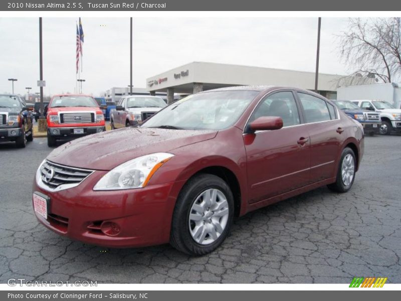 Tuscan Sun Red / Charcoal 2010 Nissan Altima 2.5 S