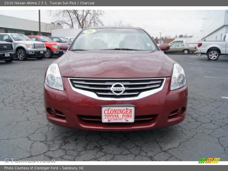 Tuscan Sun Red / Charcoal 2010 Nissan Altima 2.5 S