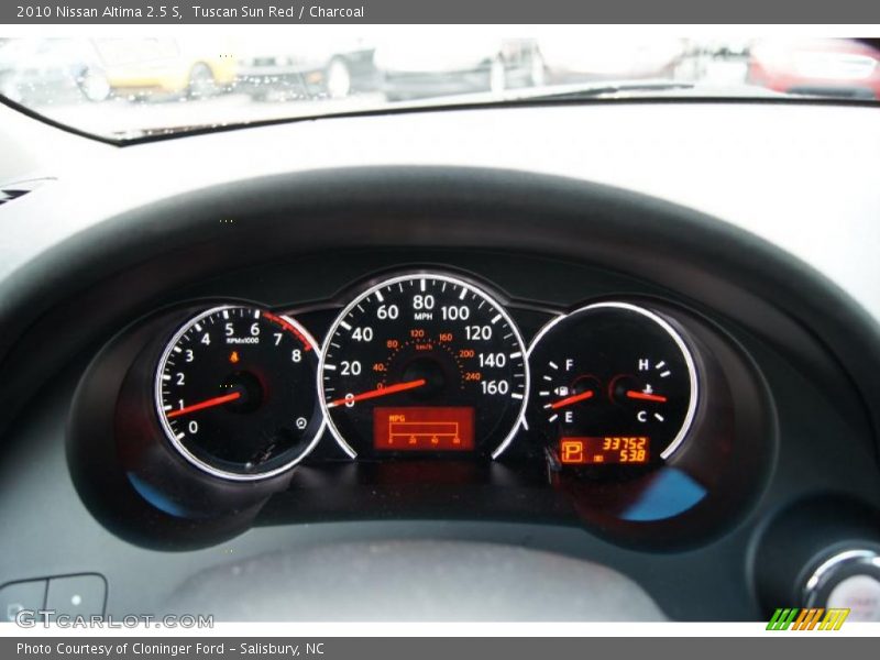 Tuscan Sun Red / Charcoal 2010 Nissan Altima 2.5 S