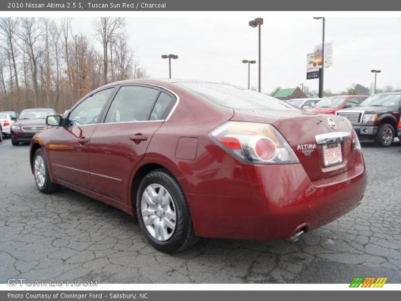 Tuscan Sun Red / Charcoal 2010 Nissan Altima 2.5 S