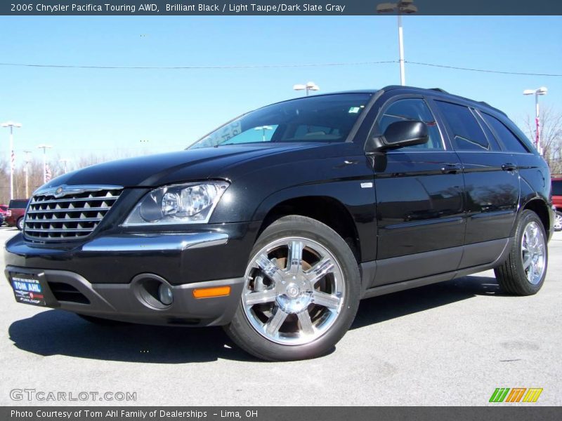 Brilliant Black / Light Taupe/Dark Slate Gray 2006 Chrysler Pacifica Touring AWD