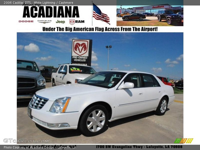 White Lightning / Cashmere 2006 Cadillac DTS