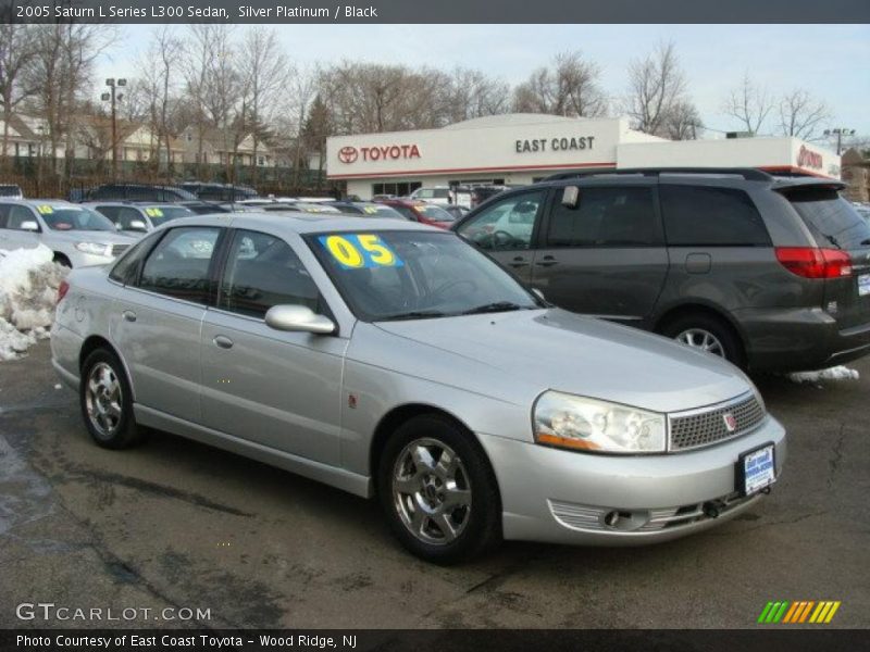 Silver Platinum / Black 2005 Saturn L Series L300 Sedan