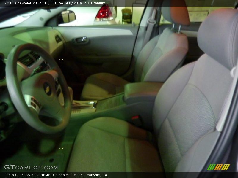 Taupe Gray Metallic / Titanium 2011 Chevrolet Malibu LS