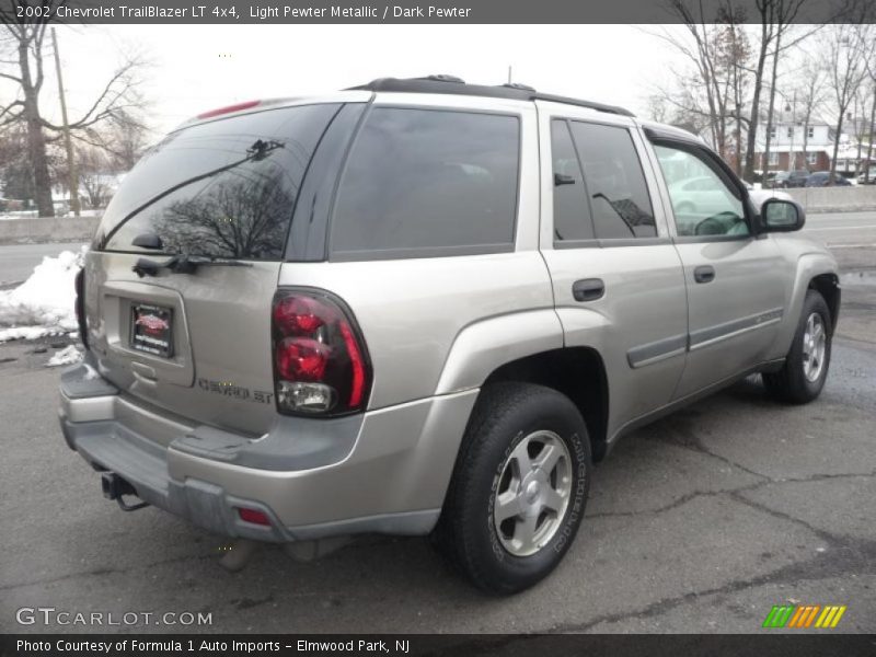 Light Pewter Metallic / Dark Pewter 2002 Chevrolet TrailBlazer LT 4x4